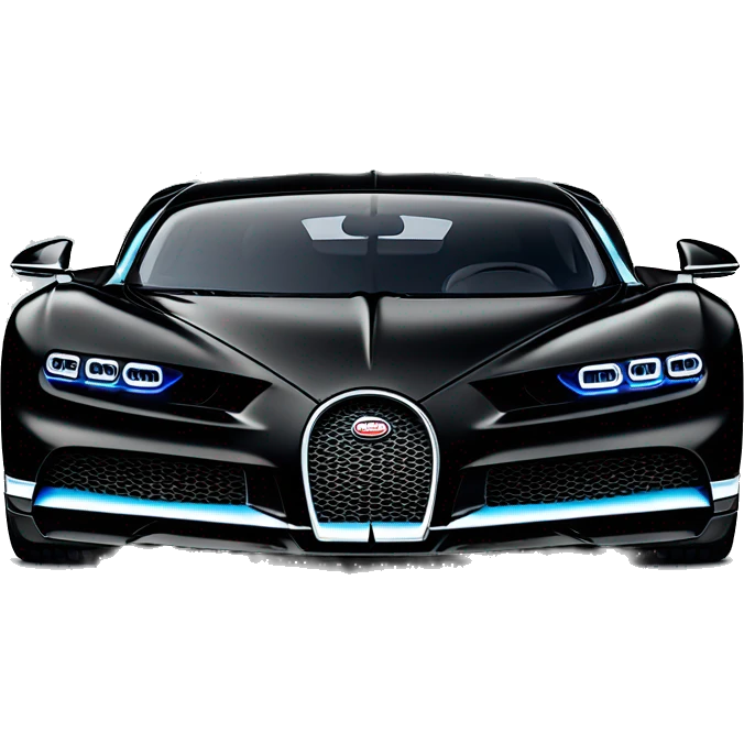 Bugatti Chiron Black emoji