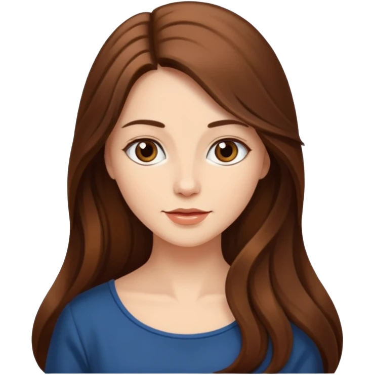 Beautiful wife long hair emoji