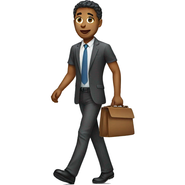 PROFESSIONAL EMOJI WALKING emoji