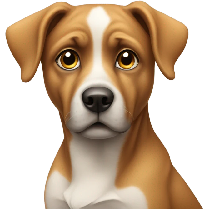 Dog wait emoji