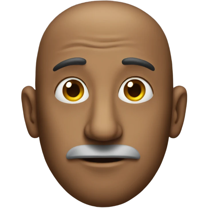 A man with a rather large nose emoji