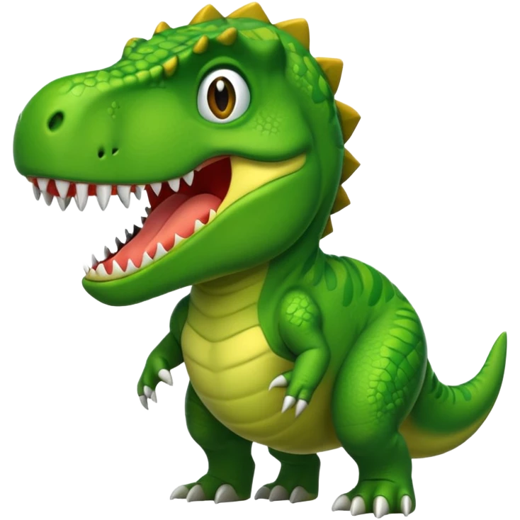 smiling t-rex emoji