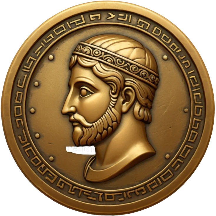 Ancient coin emoji