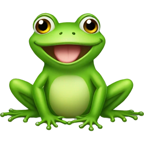 Happy  frog  emoji