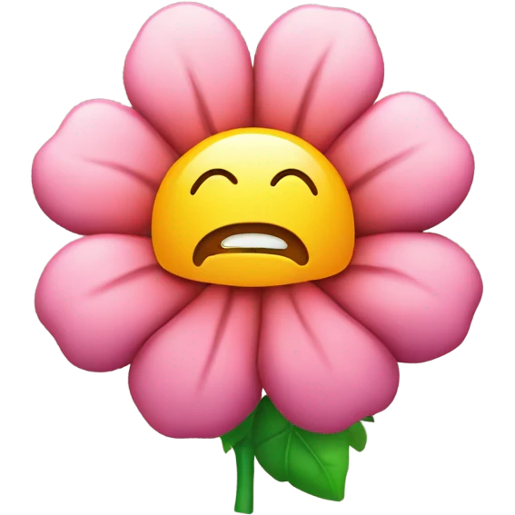 Flower in brain  emoji