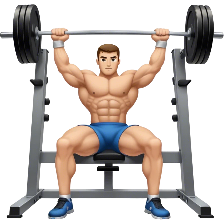 close-grip flat-benchpress emoji
