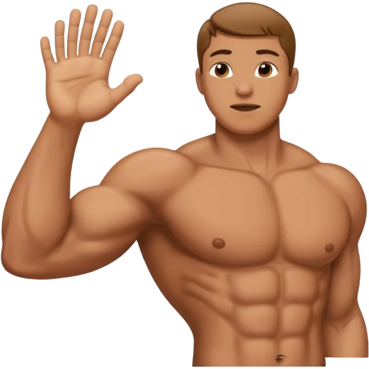 Hand slapping butt emoji