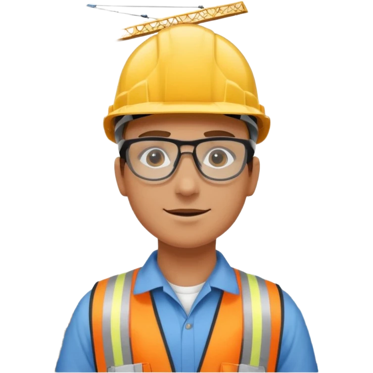 working at height on a building emoji