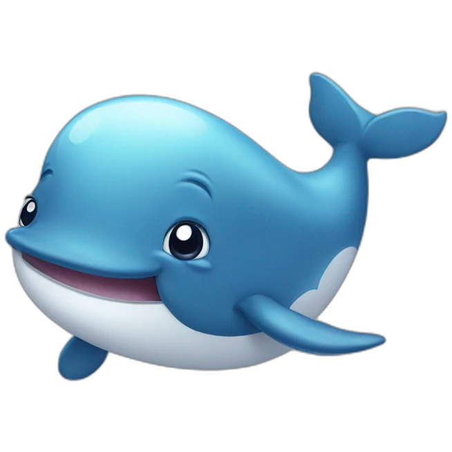 Cute little Whale  emoji