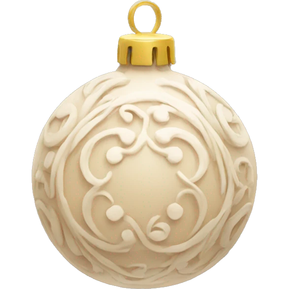 beige ornament emoji