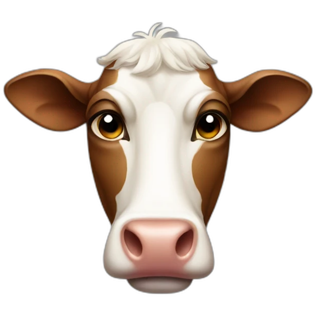 Very Sad cow emoji