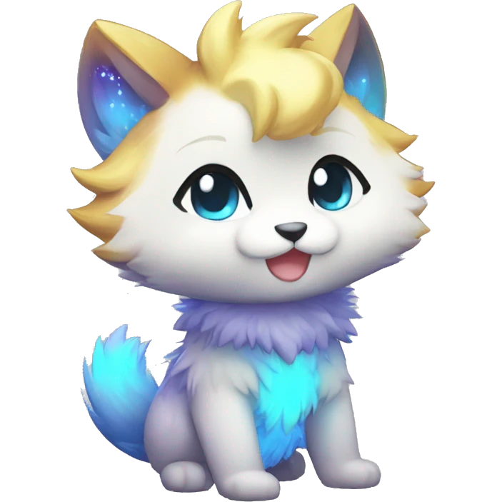  High quality detailed Cute Cool Kawaii stylish Pretty Chibi Fur-Sona Shiny Colorful Sparkly Fakemon Full Body emoji