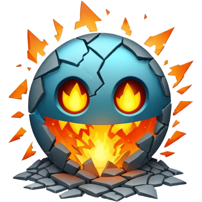 World being destroyed emoji