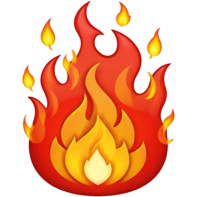 RED Fire emoji