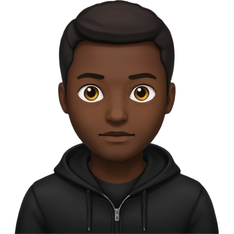 Style man in black  emoji