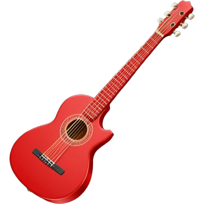 Create a long thin straight red string  emoji