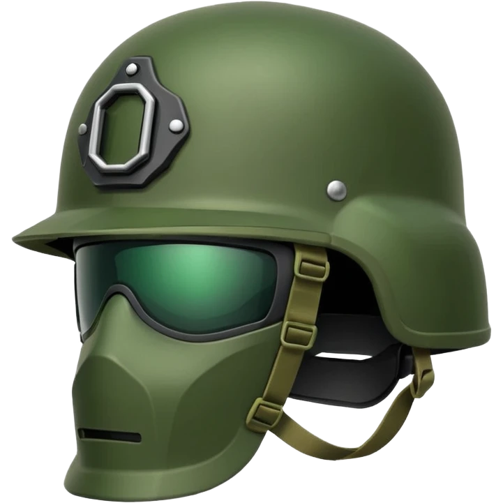 modern military helmet emoji