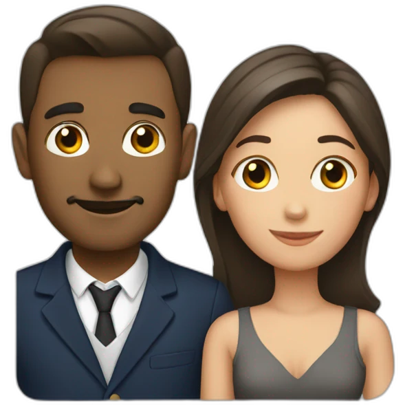 Couple français  emoji