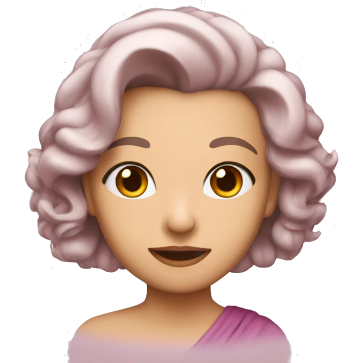 Розовое  emoji