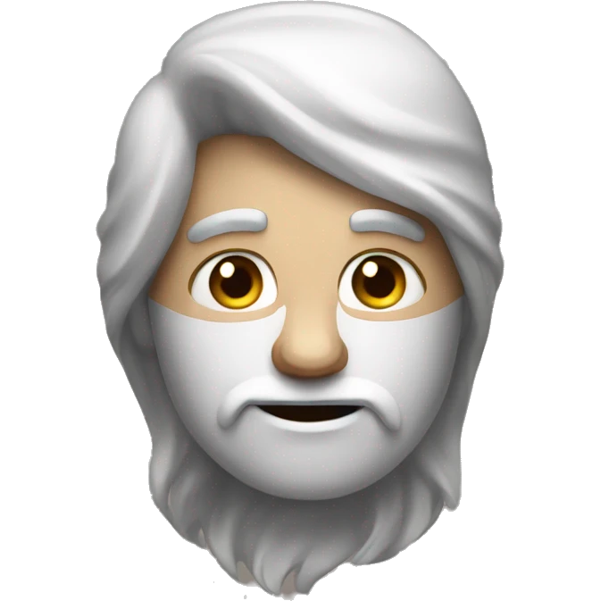 A human is confused emoji