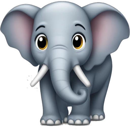 elefante encima de un ratón  emoji