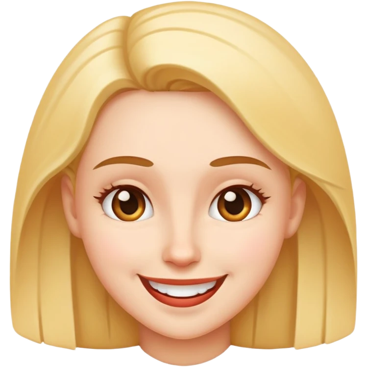 Lady thinking she’s hilarious emoji