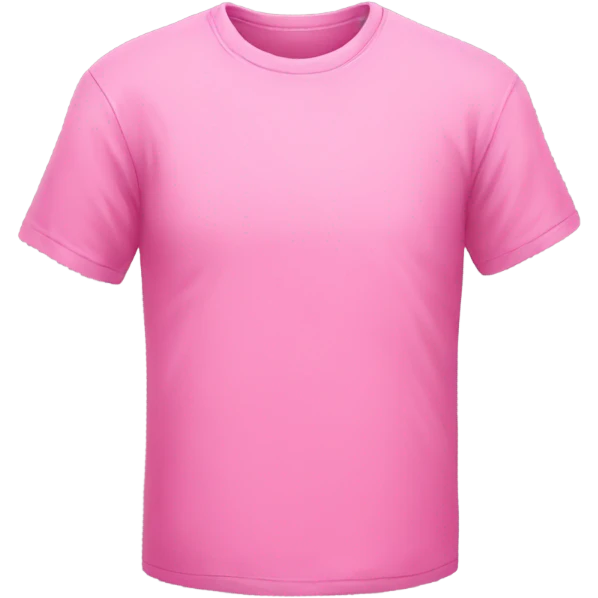 pink t-shirt emoji