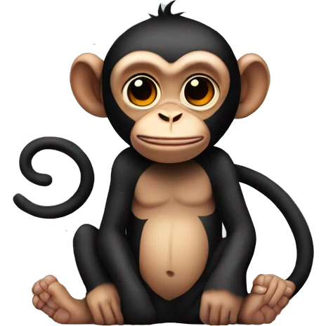 monkey tattooed emoji