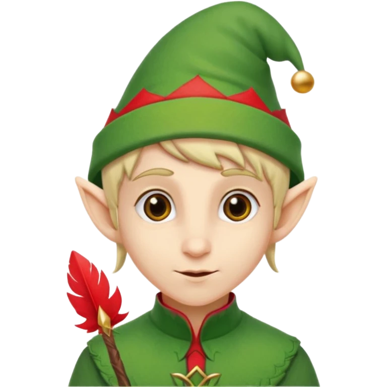 christmas elf head emoji