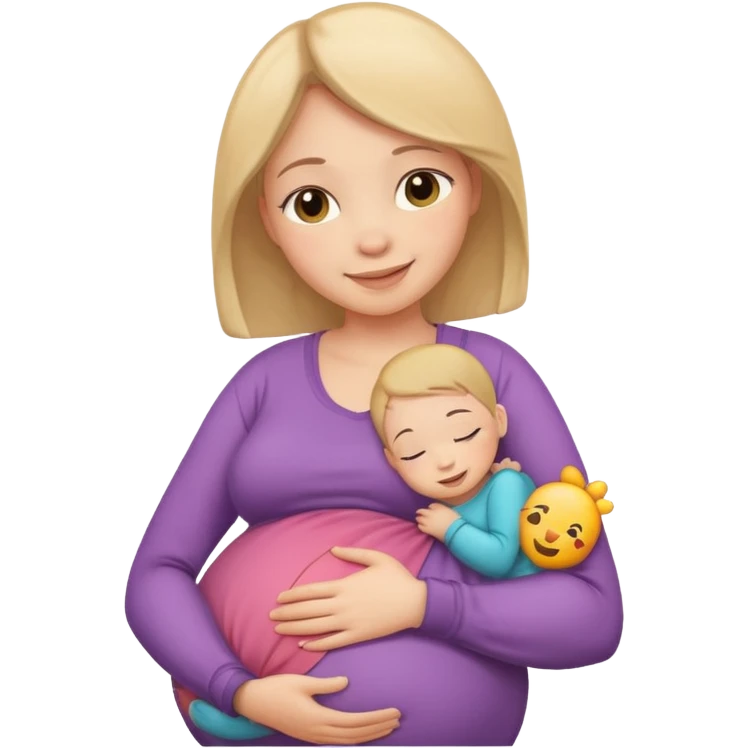 Pregnant Hug emoji
