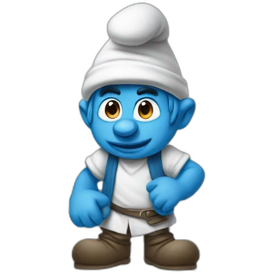 Smurf emoji
