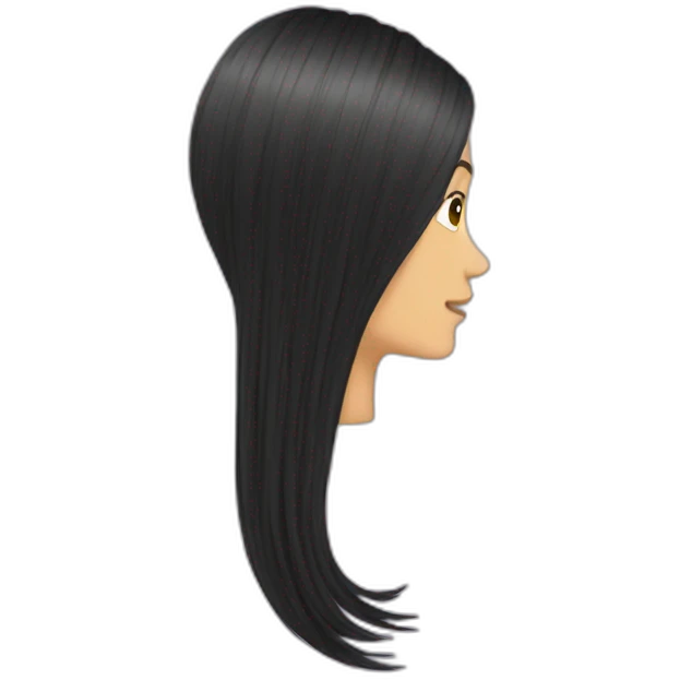 hair strand emoji