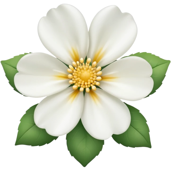 Flower white  emoji