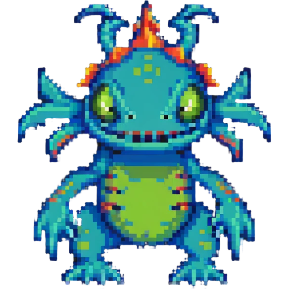 murloc pixel art emoji