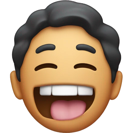 Tongue out while clapping emoji