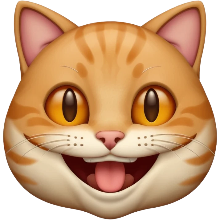 Cat laughing  emoji