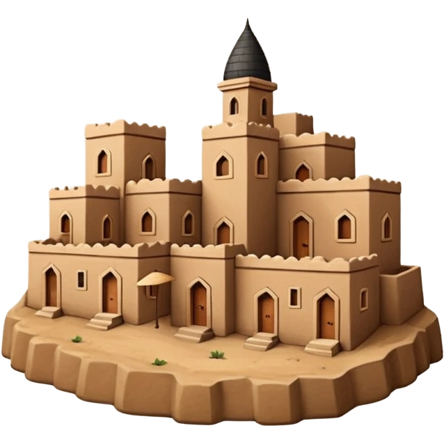 little city and small home, Iraqi-style emoji