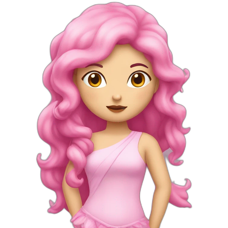Sirena rosa emoji