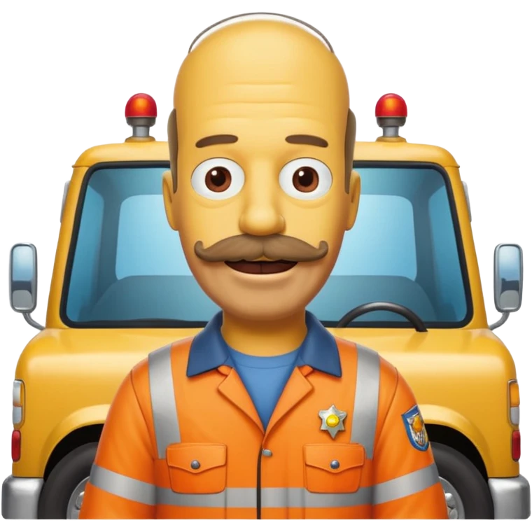 Tow Truck Homer Simpson emoji