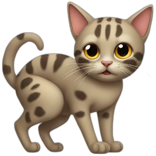 spider cat emoji