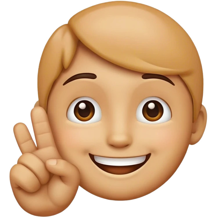 cute smiling emoji making an ok with hand emoji