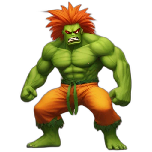 BLANKA ON STREET FIGHTER emoji