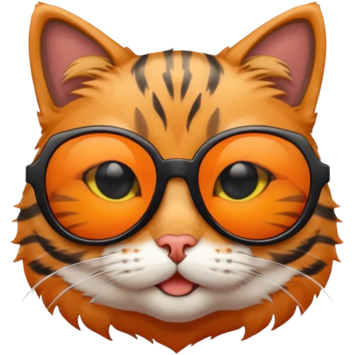 Cat wearing sunglasses emoji