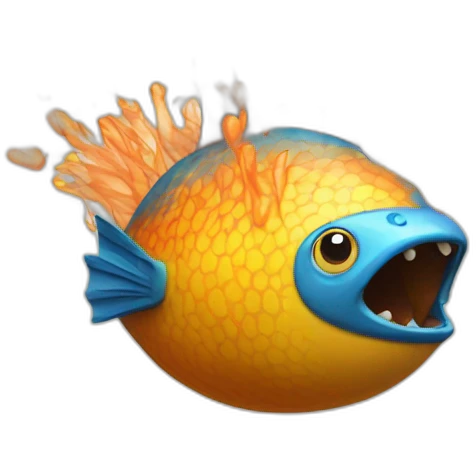 exploding-fish emoji