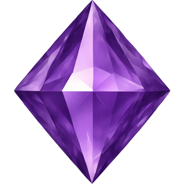 purple diamond emoji