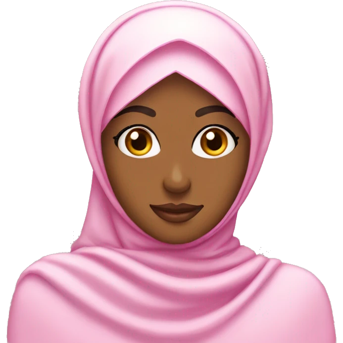 pink sparkle hijabi emoji
