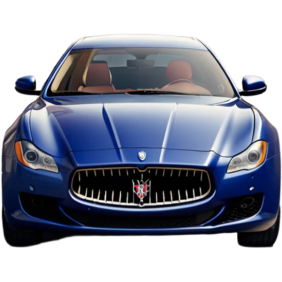 Maserati Quattroporte (2022) – cinematic-realistic Maserati Quattroporte emoji, its striking Italian design turning heads as it effortlessly maneuvers through the streets of Milan. The engine roars with Italian flair, echoing the car's racing heritage while enveloping the driver in an atmosphere of true luxury. emoji