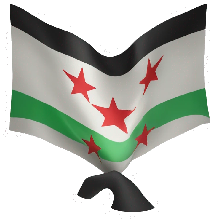 Syrian revolution flag emoji