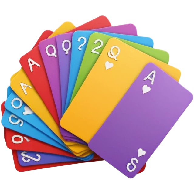 cards with questions emoji