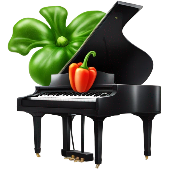 https://www.emojis.com/emoji/red-bellpepper-oeojAZUfnW6 on https://www.emojis.com/emoji/piano-kmBxrMiq4M1  emoji